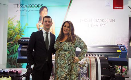 Fespa Eurasia 2019'da Arjen Evertse ve Tessa Koops
