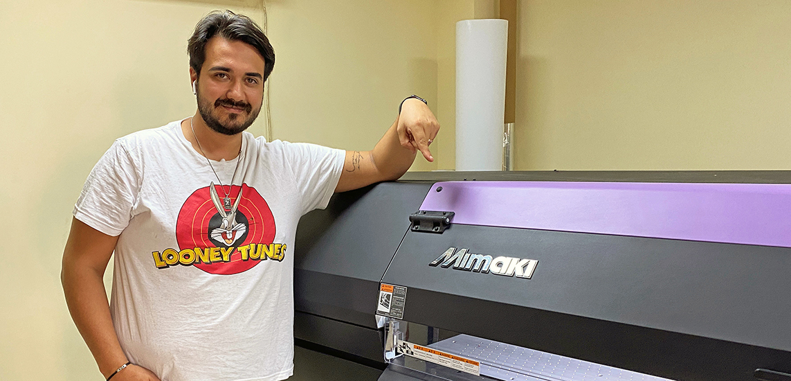 Mustafa Sekmen Mimaki SWJ-320EA ile