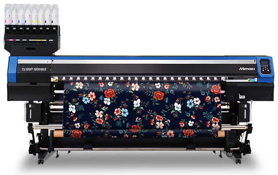 Mimaki Tx300P-1800 MkII hibrit tekstil baskı makinesi
