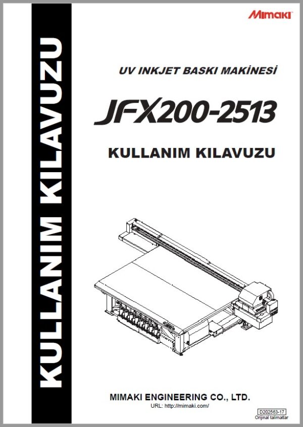 JFX200-2513 Kullanım Kılavuzu