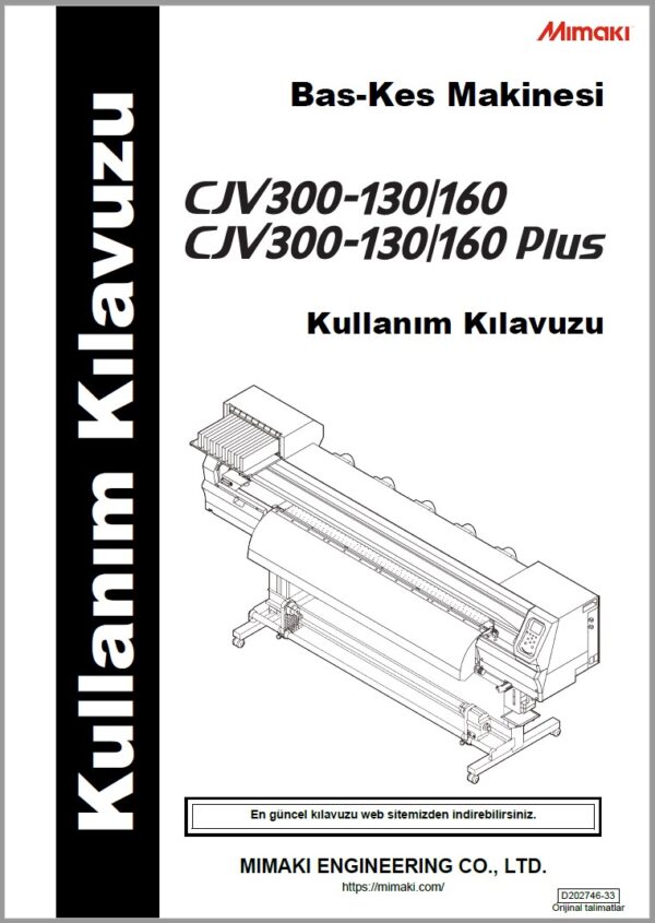 CJV300 Serisi / CJV300-160Plus Kullanım Kılavuzu