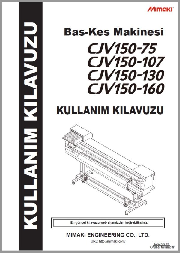 CJV150 Serisi Kullanım Kılavuzu