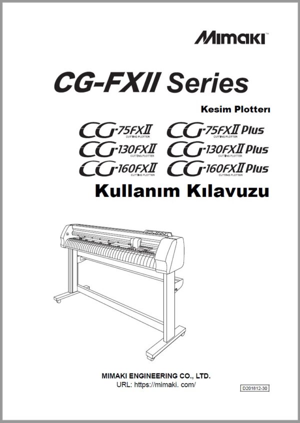 CG-FXII Serisi / CG-FXII Plus Serisi Kullanım Kılavuzu