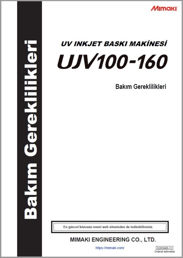 UJV100-160 Bakım Gereklilikleri