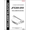 JFX200-2513 Kullanım Kılavuzu