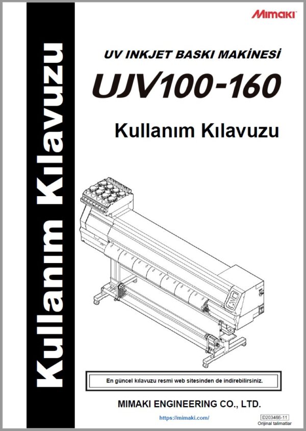 UJV100-160 Kullanım Kılavuzu